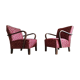 Paire de fauteuils 1950