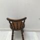 Old wooden child chair turned