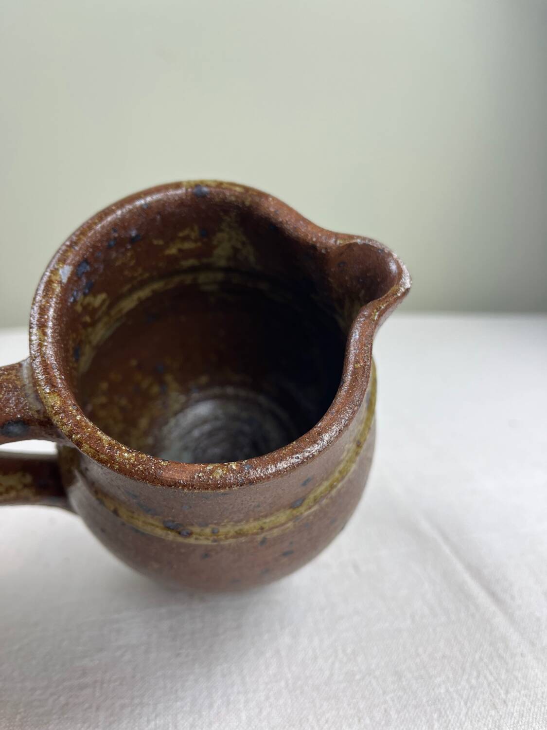 Pyrite stone milk jug