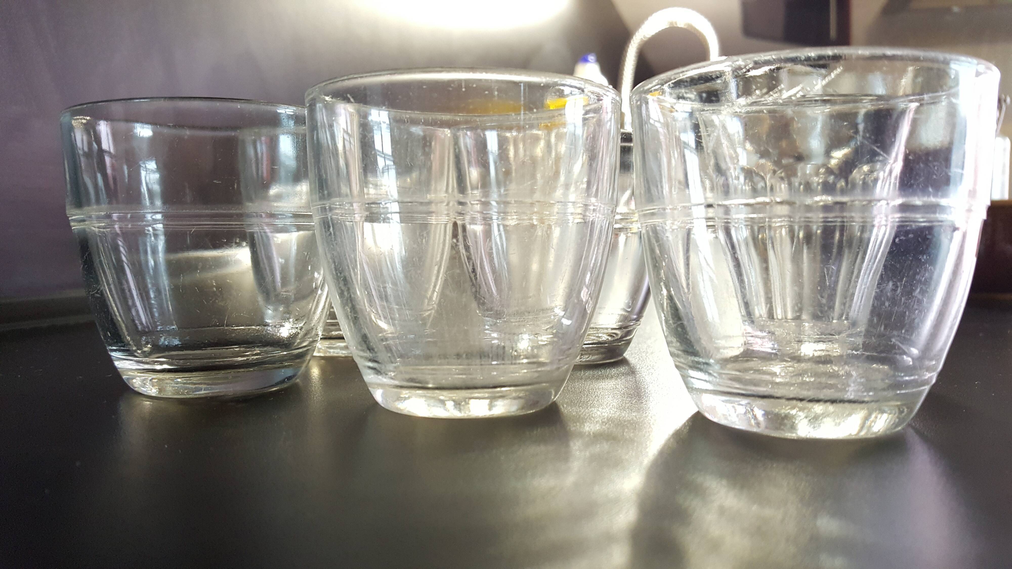 6 canteen duralex glasses