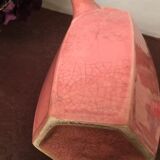 Old pitcher in earthenware of a very pretty pink
