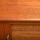 Alf Svensson Norrland Sideboard in Teak and Rattan for Bjästa Möbelfabrik