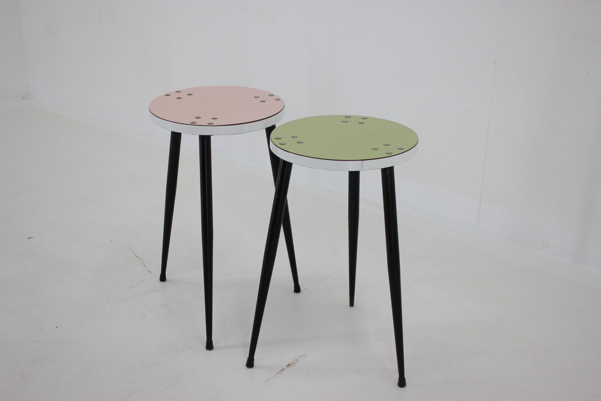 1960s pair of italian stools