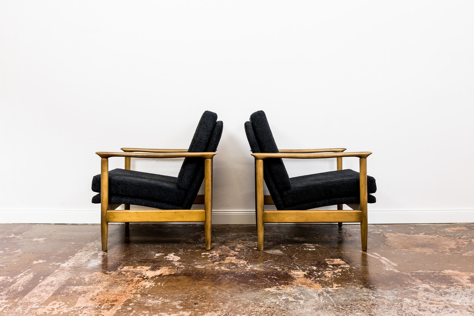 Pair of GFM 142 Armchairs by Edmund Homa, 1960s