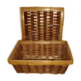 Cache pot en osier