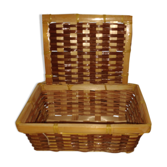 Cache pot en osier