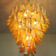 Chandelier Murano glass Canadiens Mazzega tissue 70