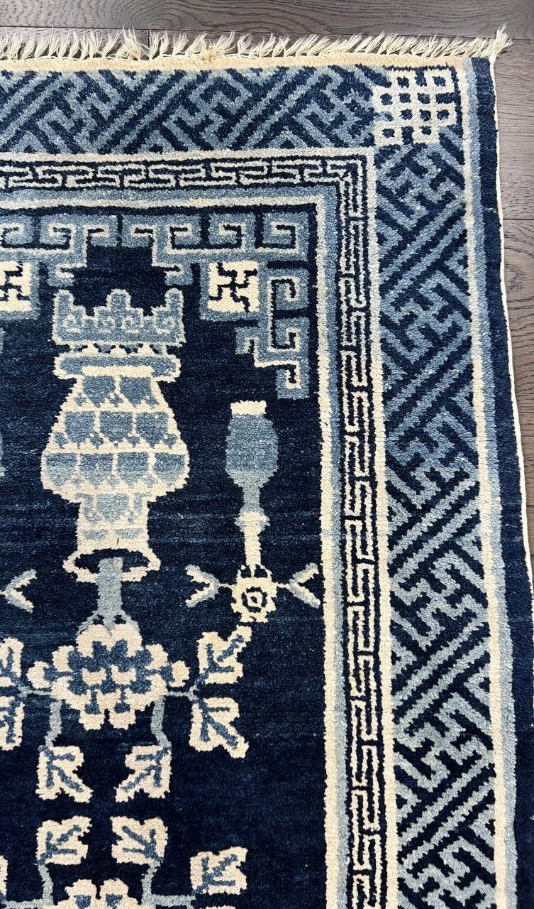 Tapis chinois antique fait main