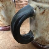 Roger Guerin enamelled ceramic mugs