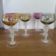 7 verres à vin en cristal de bayel modèle Venus