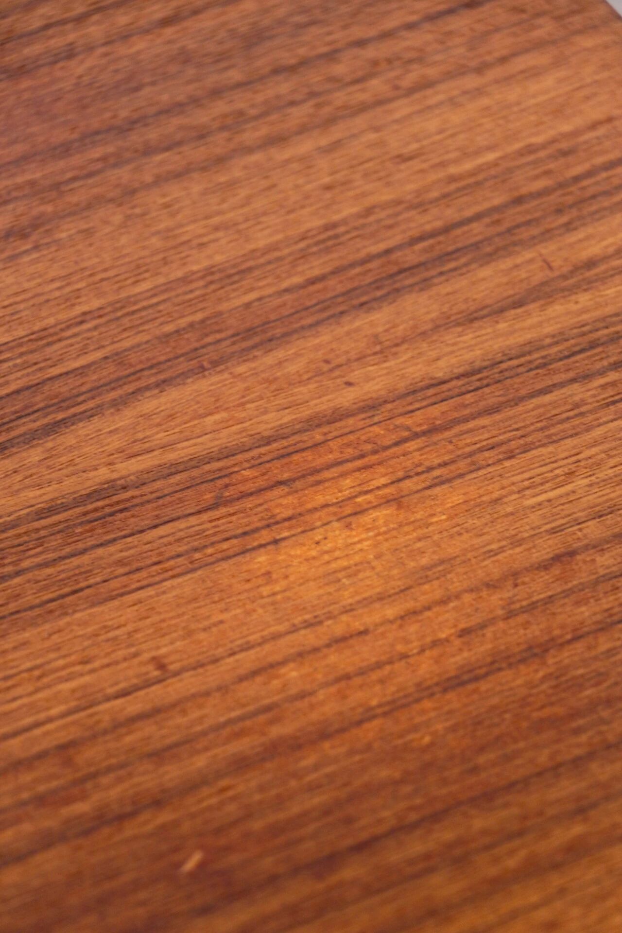 Vintage teak dining table – extendable Scandinavian design