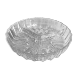 Plat en verre 3 compartiments