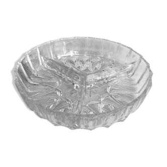 Small glass dish 3 compartments