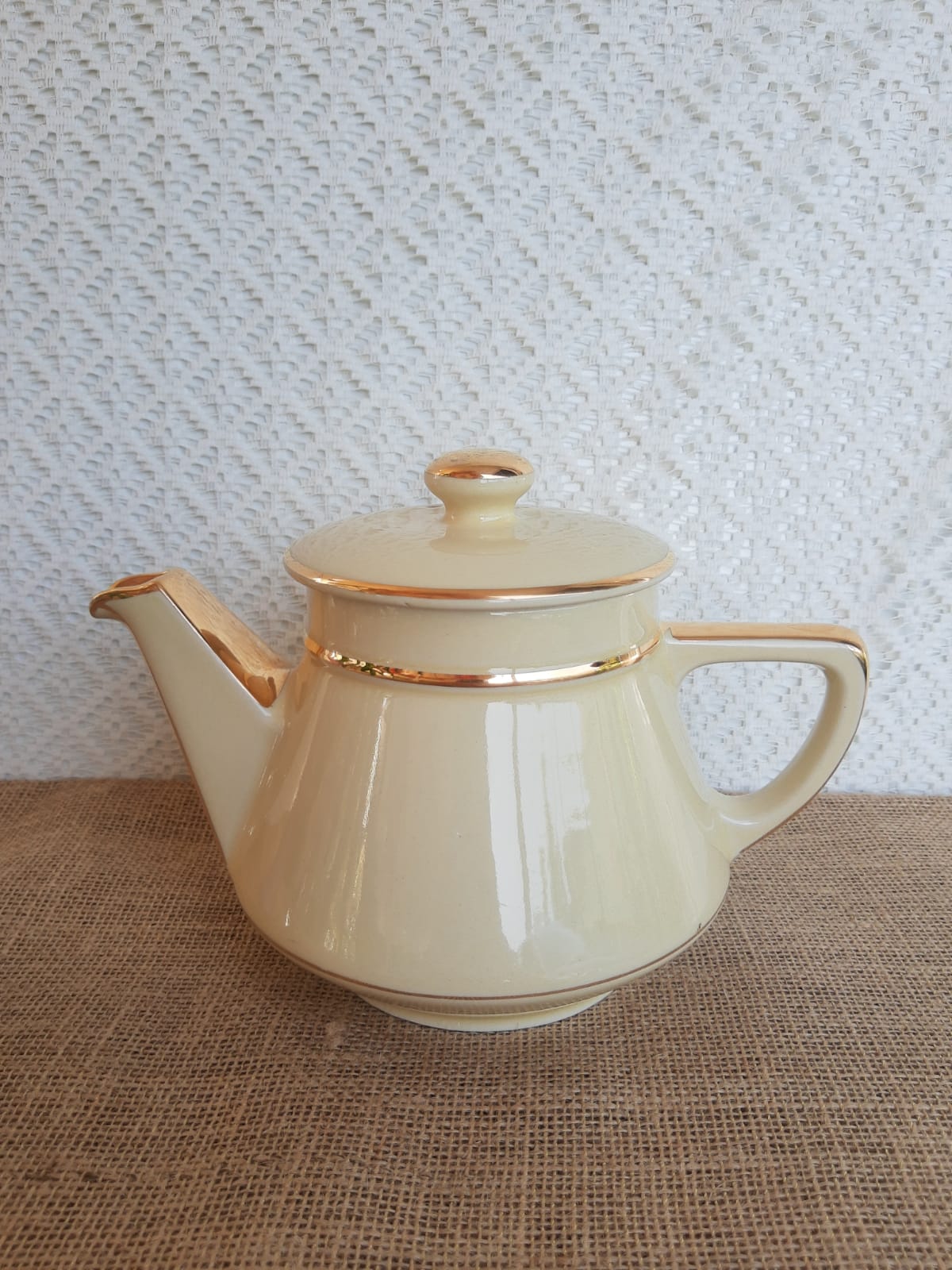 Old vintage ceramic tea and coffee maker