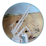 Salvador Dali numbered porcelain plate