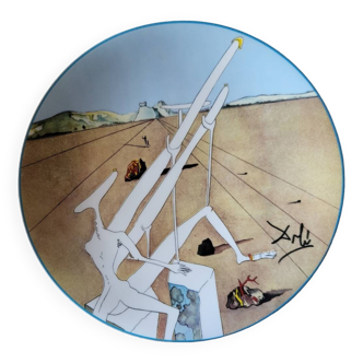 Salvador Dali numbered porcelain plate