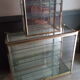Ensemble de vitrines vintage