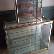Ensemble de vitrines vintage