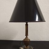 Board-style brass lamp