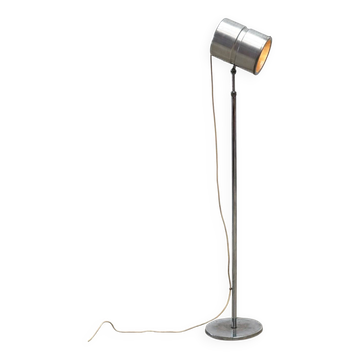 Chrome French floor lamp