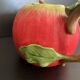 Vintage Apple Teapot in Barbotine – Retro / Cottagecore Decor