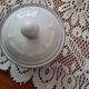 Vintage porcelain sugar bowl English garden