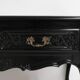 20th Century Louis XV style black low sideboard, France