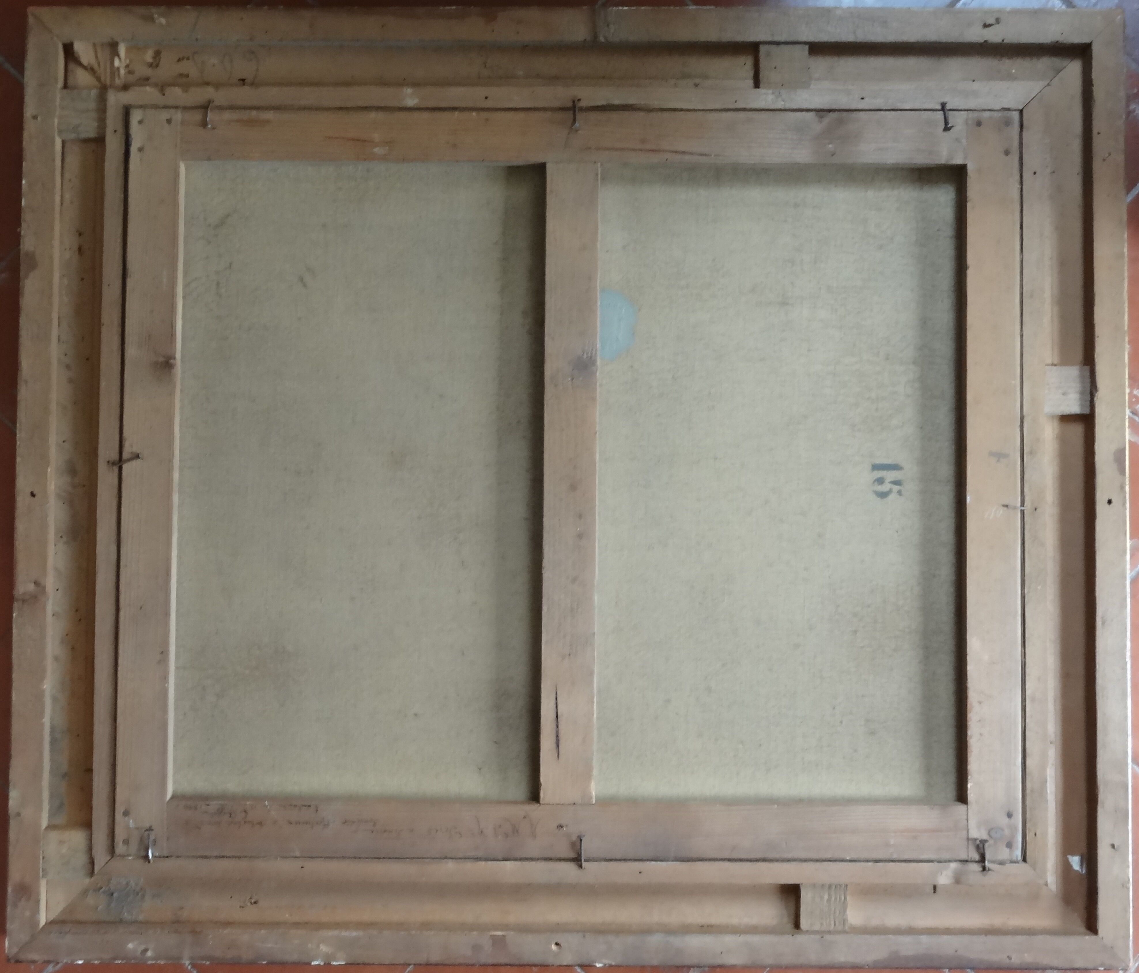 Animated landscape, washerwomen by the river, 81 x 70 cm, Oil on canvas XIXth by E. AYGAL