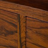 Rosewood drop front secretary desk by Axel Christensen, Odder, ACO Møbler, Denmark, 60s