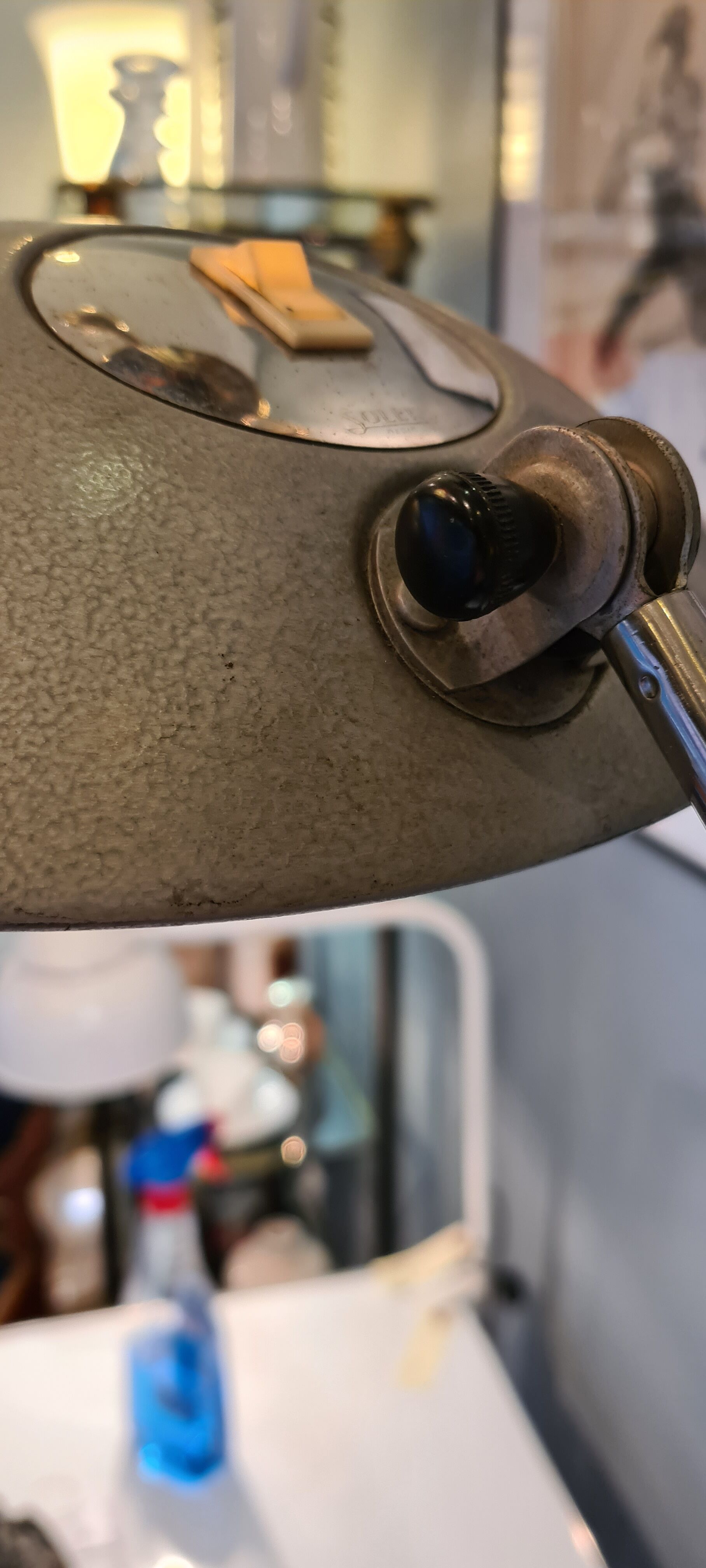 Desk lamp by Ferdinand Solere