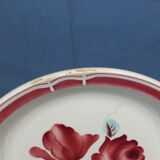 Vintage 60s hollow dish - stencil décor