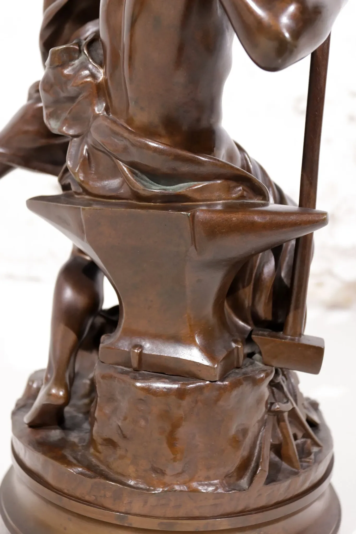 Adrien-Etienne Gaudez (1845-1902) bronze 'La Fortune récompense le travail'