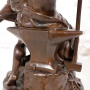 Adrien-Etienne Gaudez (1845-1902) bronze 'La Fortune récompense le travail'
