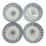 Set of 4 GIEN Annam flat plates
