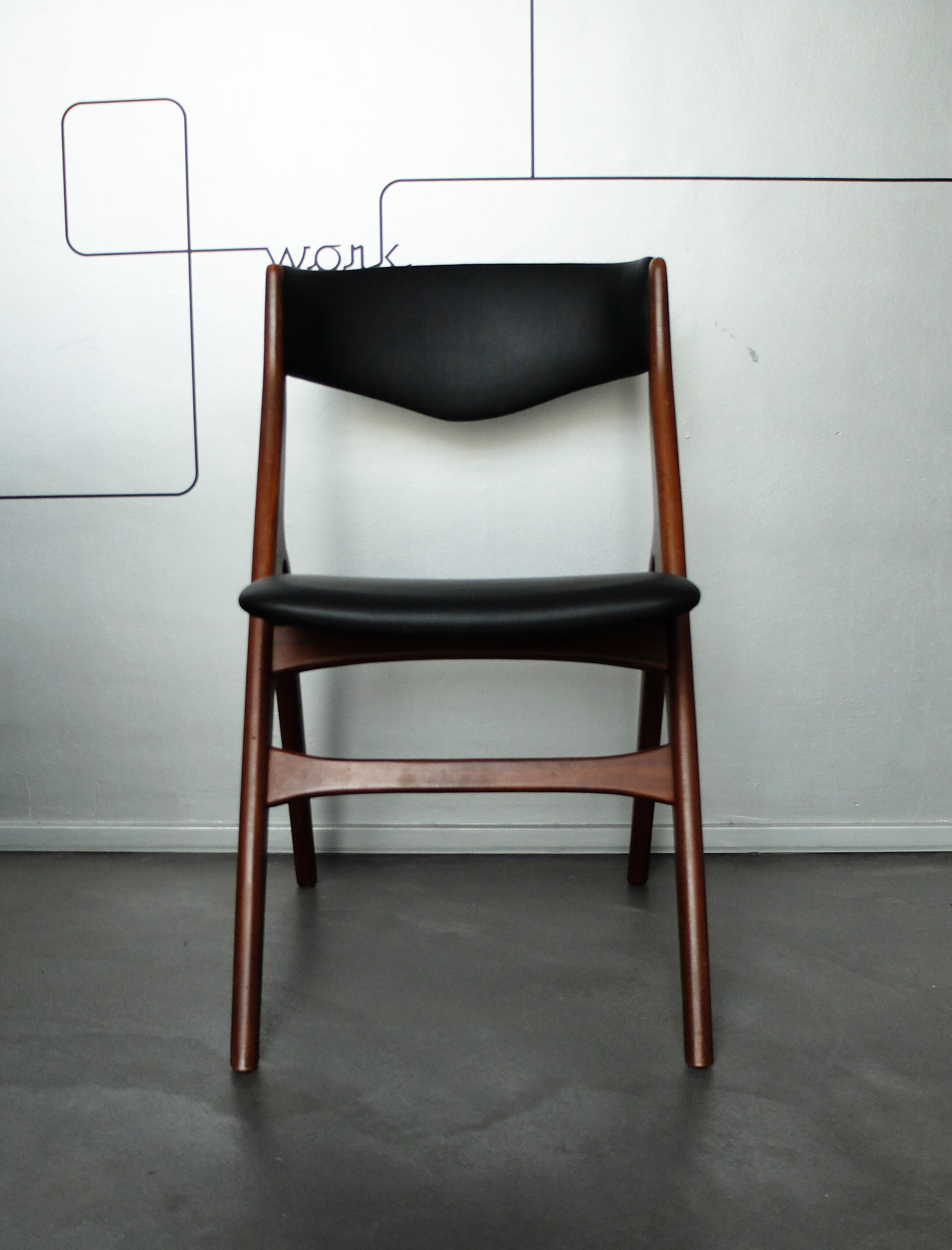 Chaise scandinave teck 1960