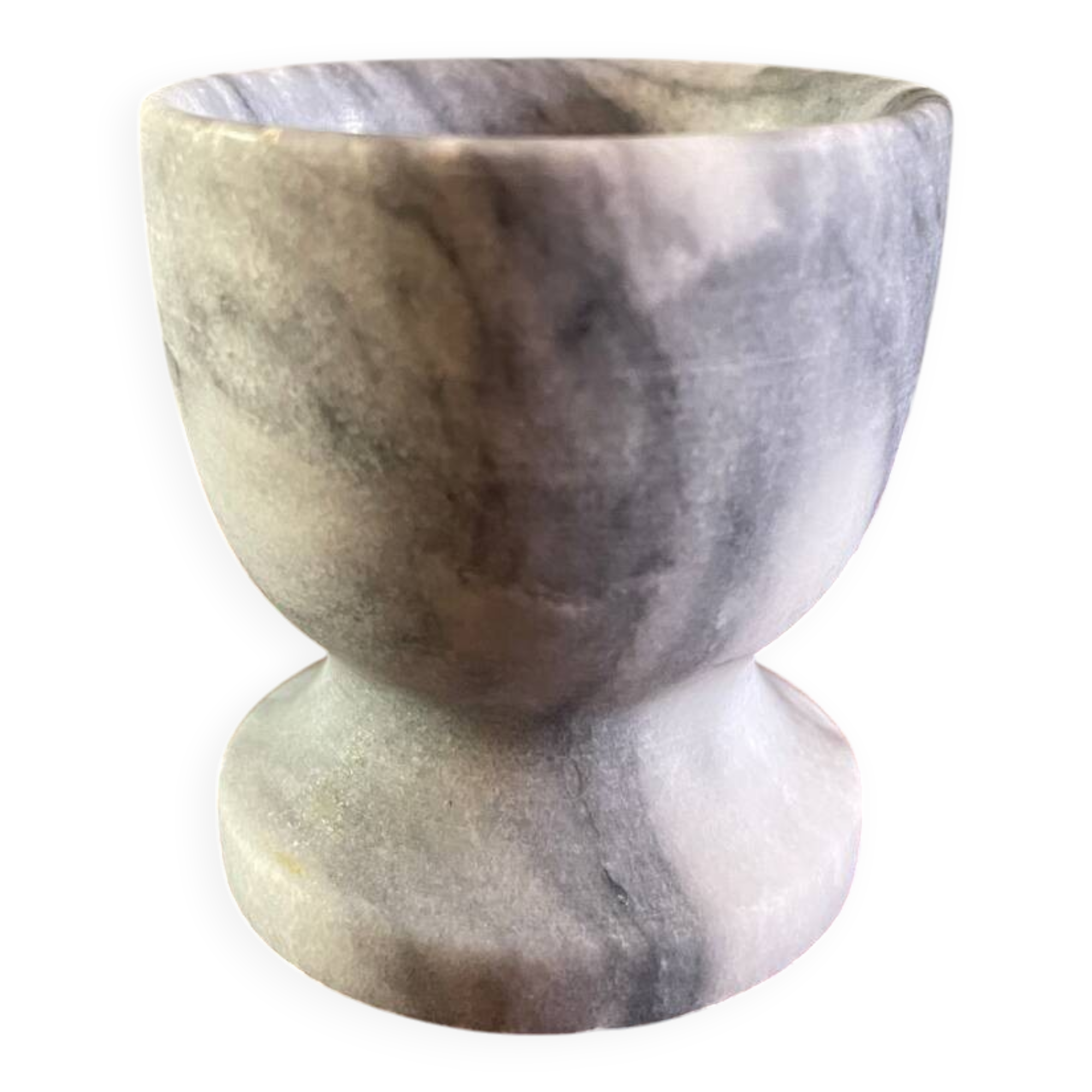 Matte marble egg cup