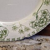 Old flat plate Sarreguemines