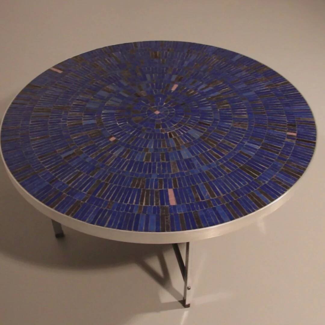 Coffee table by Berthold Müller Oerlinghausen for Berthold Müller Mosaikwerkstätten, 1960s