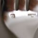 12 Art Deco oyster forks Ercuis in silver-plated metal