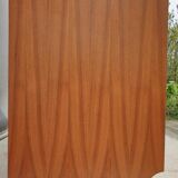 Scandinavian dressing cabinet with round mirror