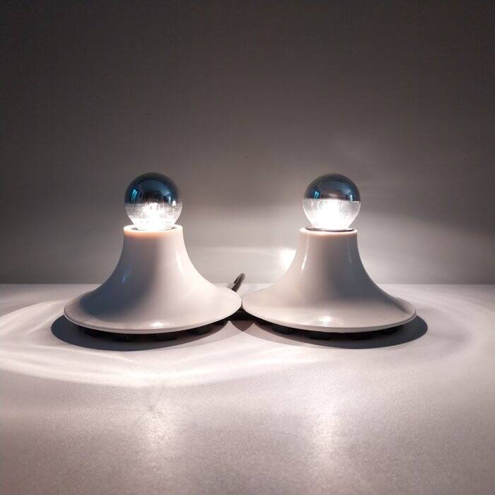 Pair of Teti Artemide Vico Magistretti wall lights
