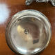 Silver-plated metal sugar bowl from the Art Nouveau period.