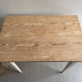Old weathered wooden table