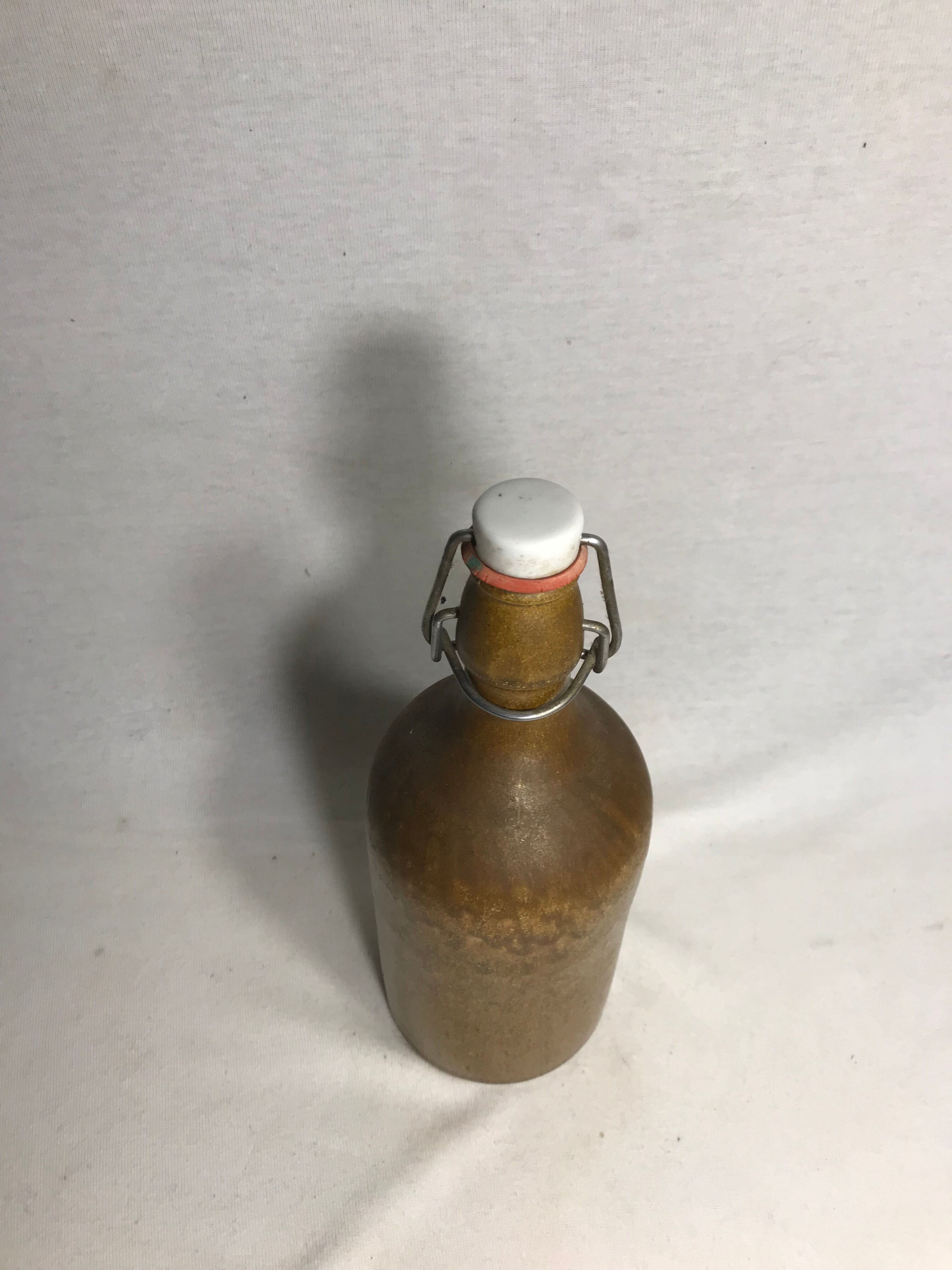 Old sandstone beige brown bottle