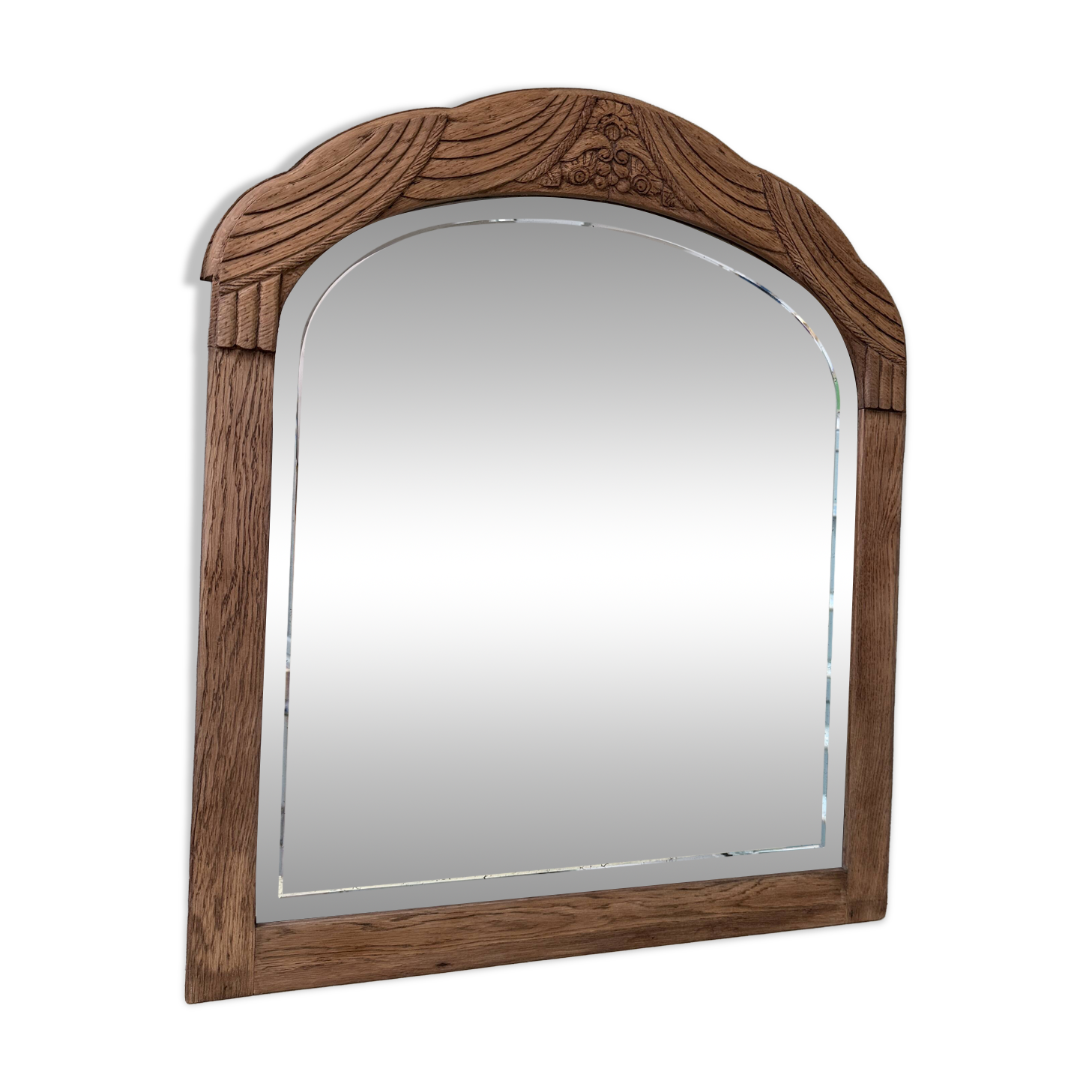Art Deco oak mirror (renovated)