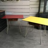 Table vintage formica feet Eiffel