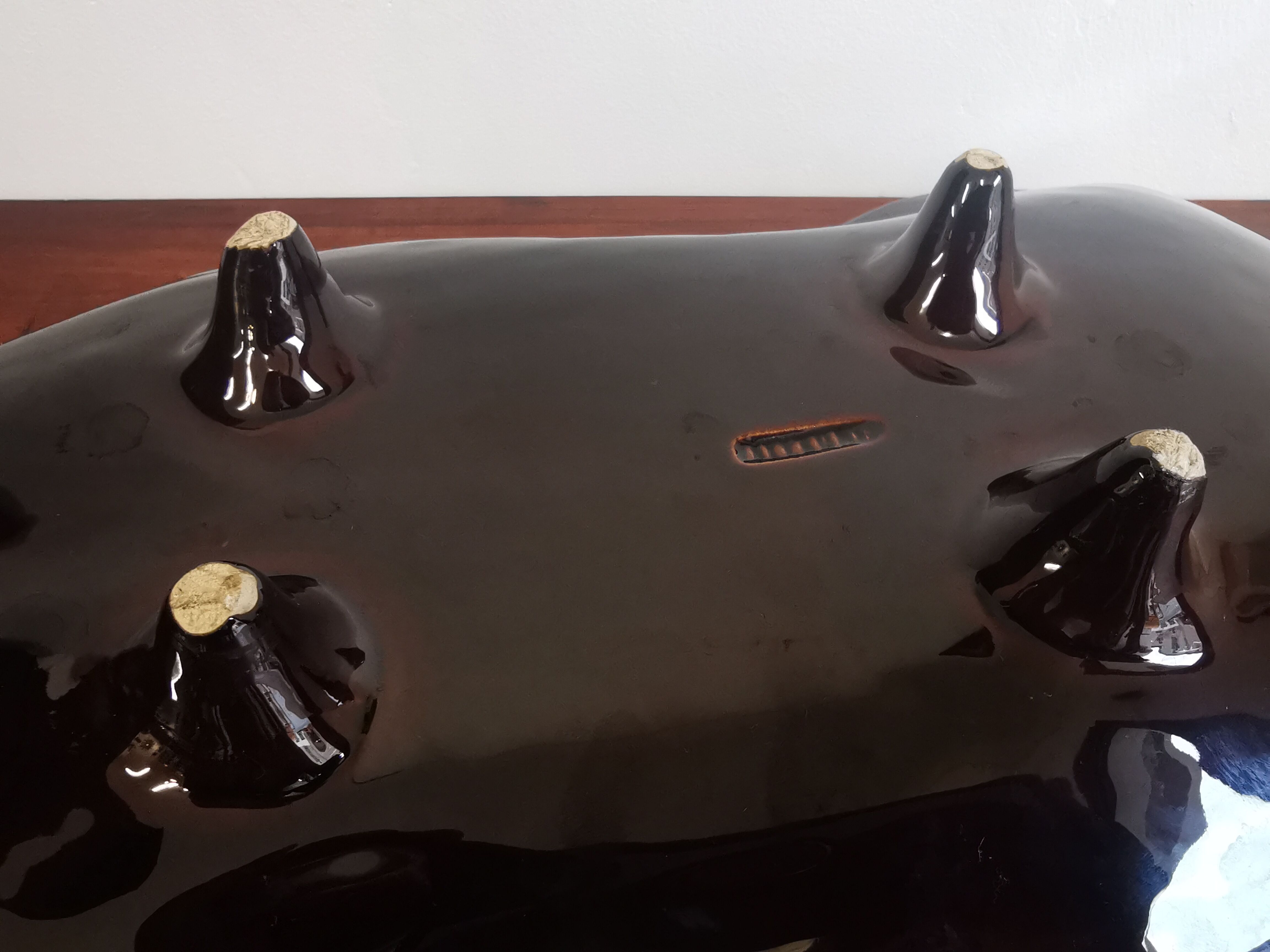 Ceramic centerpiece Vallauris mid century