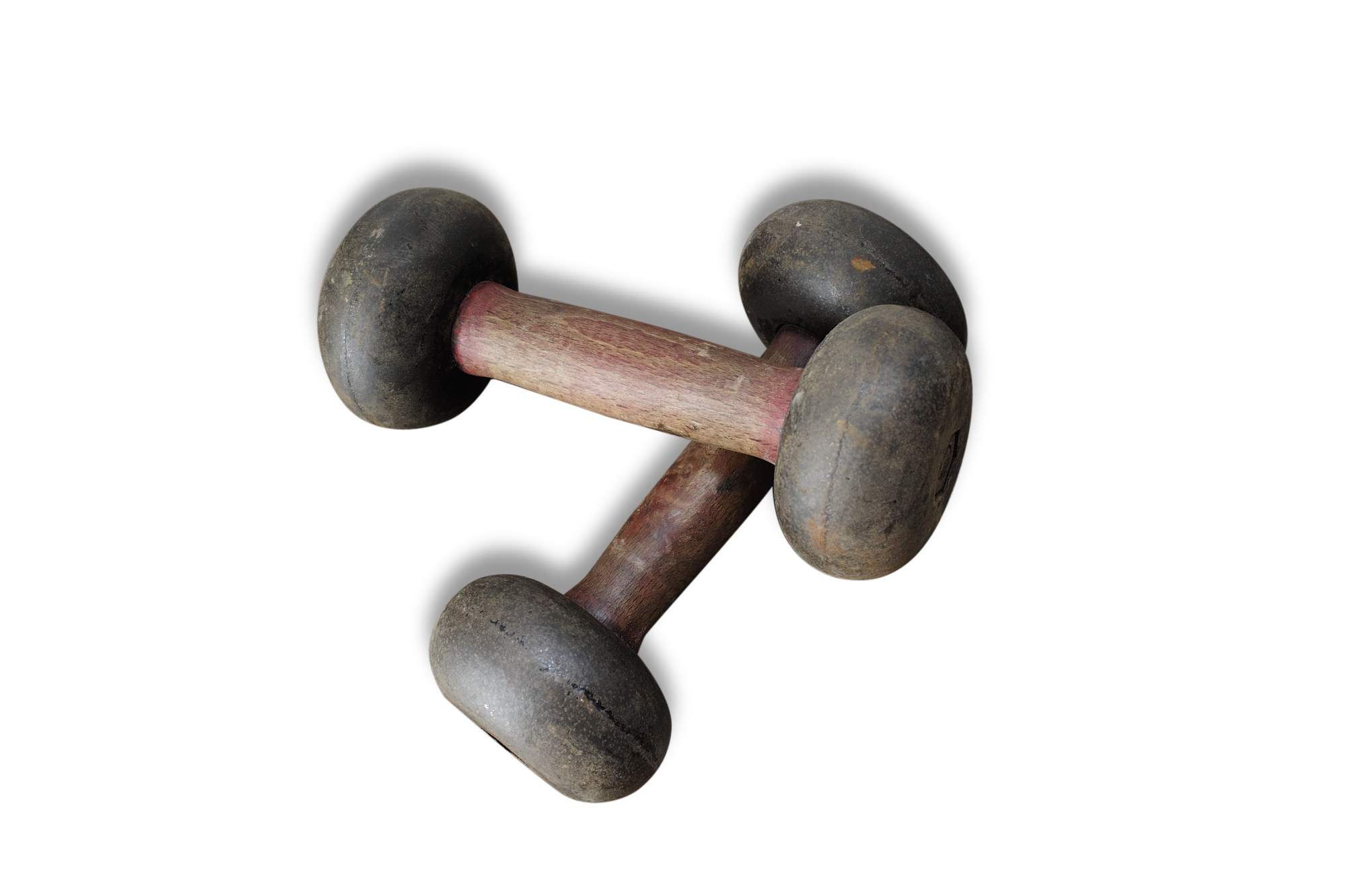 Paire d'haltères vintage