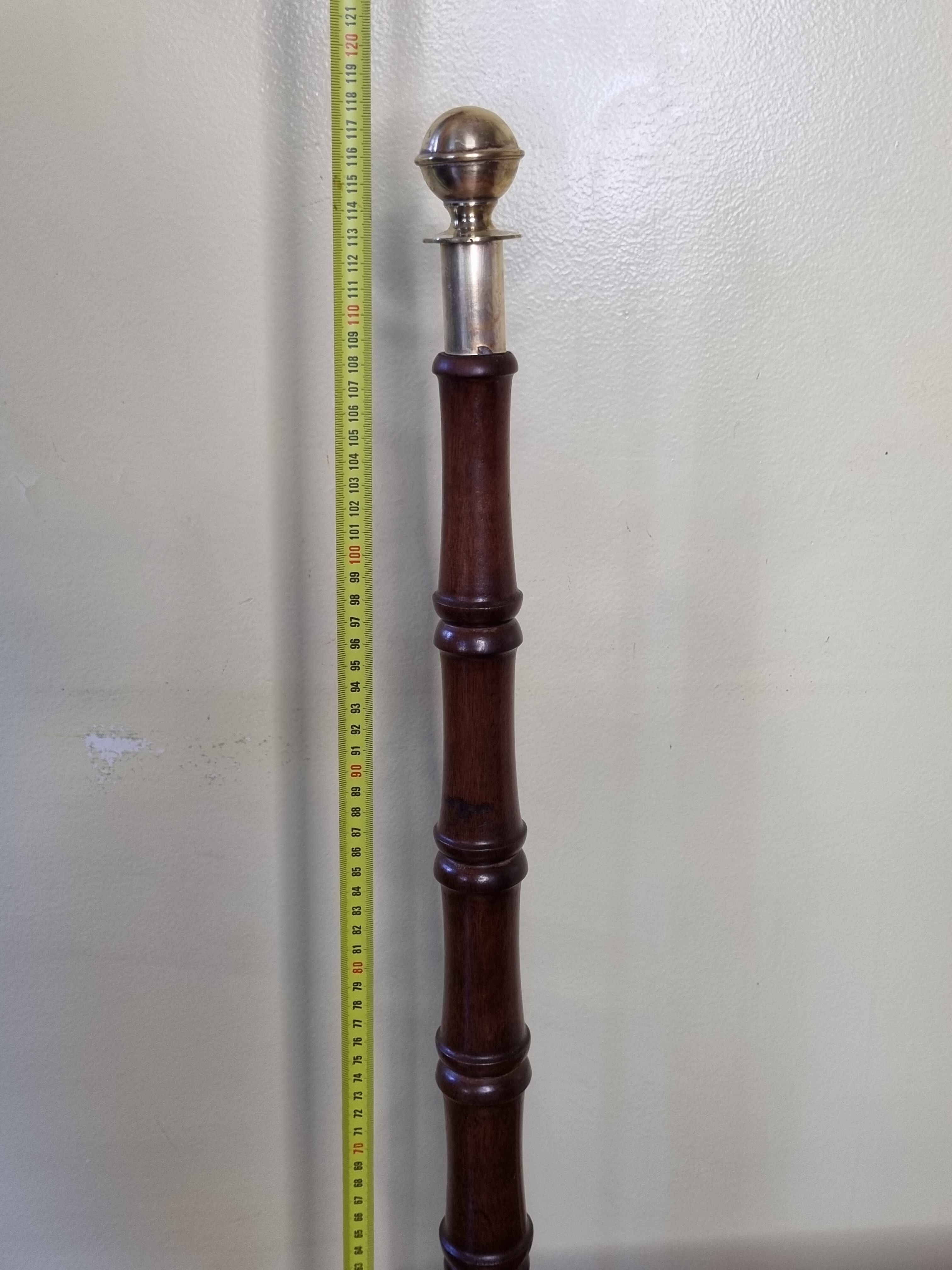 Victorian style mahogany style library staircase circa 1900, 118 cm