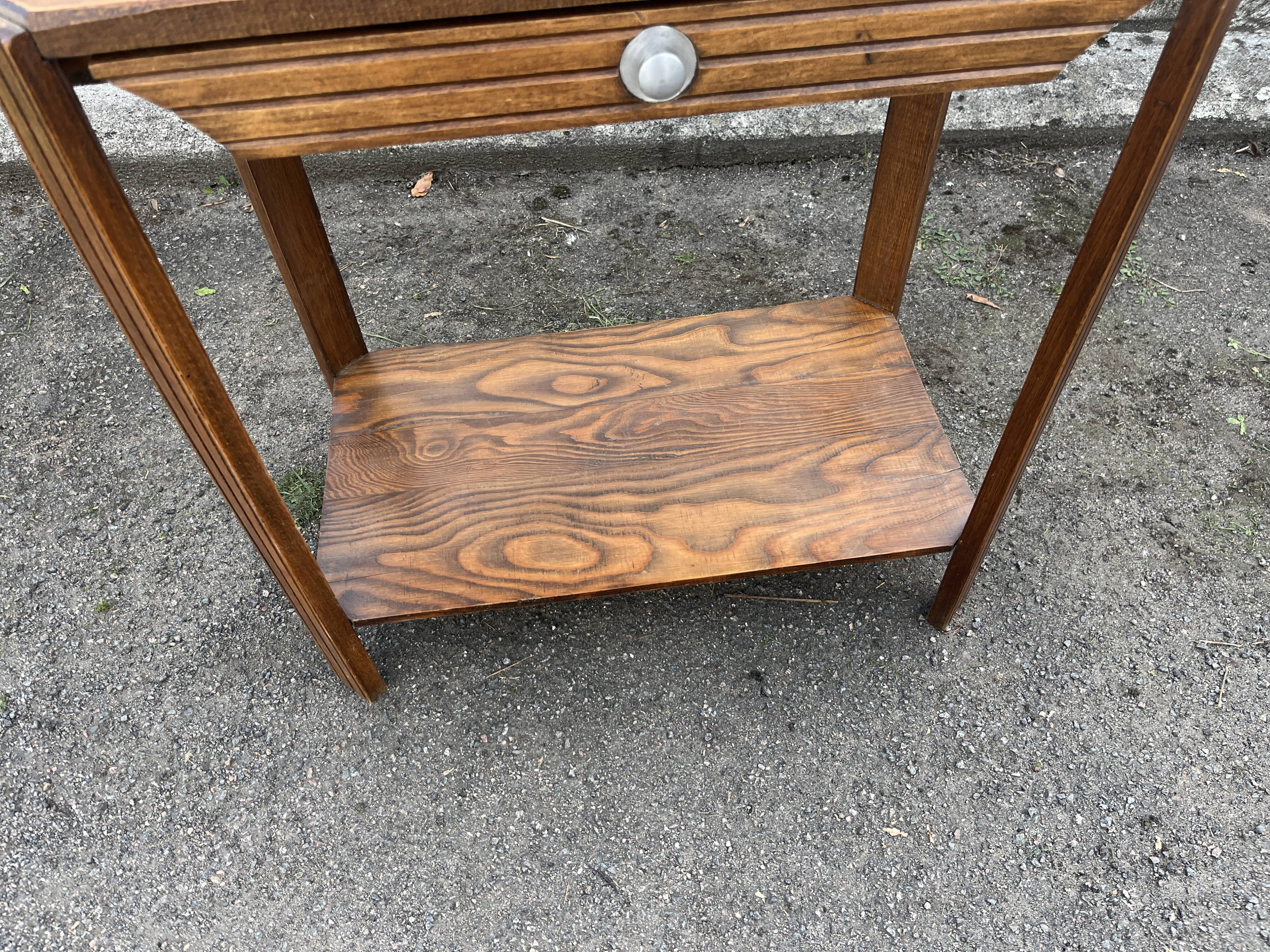 Art Deco side table – wood